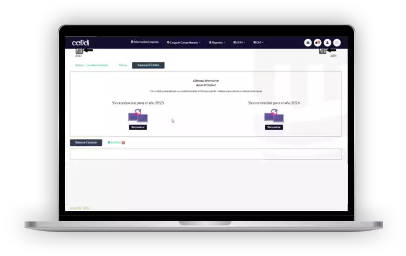 Sincroniza tu información contable con SCOnline